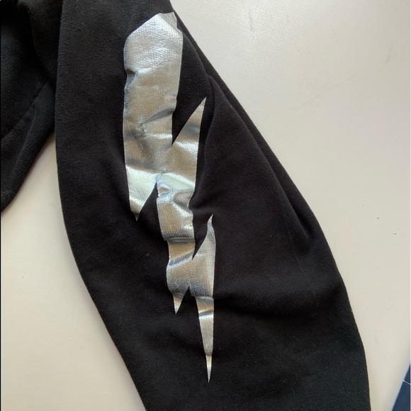 Three Layer Hoodie Sweatshirt with Lighting Detail - Picture 3 of 4